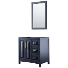 Daria 35" Single Free Standing Vanity Cabinet - Less Vanity Top
