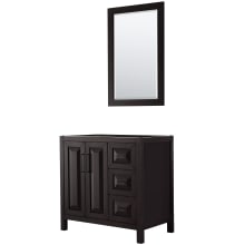 Daria 35" Single Free Standing Vanity Cabinet - Less Vanity Top