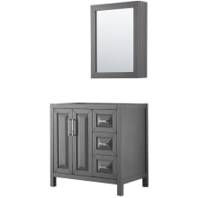 Daria 35" Single Free Standing Vanity Cabinet - Less Vanity Top