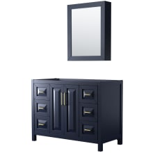 Daria 47" Single Free Standing Vanity Cabinet - Less Vanity Top