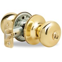 Horizon Single Cylinder Keyed Entry Door Knob Set from the New Traditions Collection