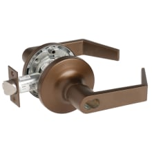 5400LN Series Augusta Heavy Duty Grade 1 Single Cylinder Keyed Entry Security Door Lever Set with FSIC - Less Cylinder