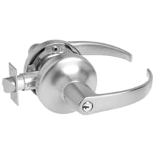 5300LN Series Pacific Beach Grade 2 Single Cylinder Keyed Entry Door Lever Set with T-Strike and 2-3/8" Backset