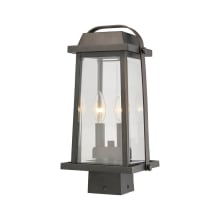 Millworks 2 Light 15" Tall Outdoor Single Head Post Light