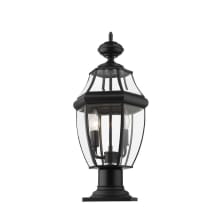 Westover 2 Light 20" Tall Outdoor Pier Mount Post Light