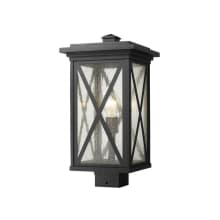 Brookside 19" Tall Outdoor Single Head Post Light