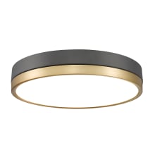 Algar 16" Wide LED Flush Mount Drum Ceiling Fixture