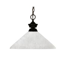 Challenger 1 Light Pendant with Glass Shade