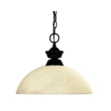 Windsor 1 Light Pendant with Glass Shade