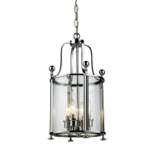 Wyndham 4 Light Full Sized Pendant with Clear Shade