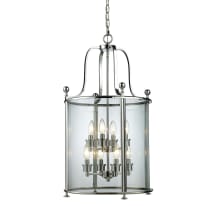 Wyndham 8 Light Full Sized Pendant with Clear Shade