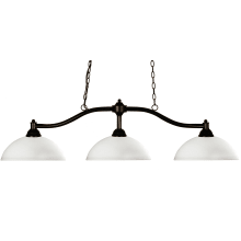 Chance 3 Light Chandelier with Matte Opal Glass Shade