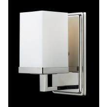 Tidal 1 Light Bathroom Sconce with Matte Opal Glass Shade