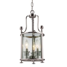 Wyndham 3 Light Mini Pendant with Clear Shade