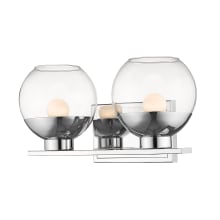 Osono 2 Light 14-1/4" Wide Integrated LED Bathroom Vanity Light
