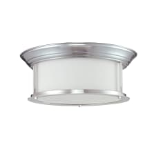 Sonna 3 Light Flushmount Ceiling Fixture with Matte Opal Shade