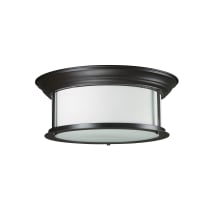Sonna 3 Light Flushmount Ceiling Fixture with Matte Opal Shade