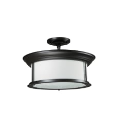 Sonna 3 Light Semi-Flush Ceiling Fixture with Matte Opal Shade