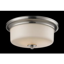 Cannondale 3 Light Flushmount Ceiling Fixture with Matte Opal Shade