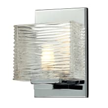 Jaol 1 Light ADA Compliant Bathroom Sconce with Clear Glass Shade