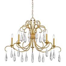Amara 5 Light 38" Wide Crystal Candle Style Chandelier