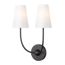 Shannon 2 Light 17" Tall Wall Sconce