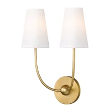 Shannon 2 Light 17" Tall Wall Sconce