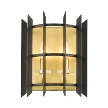 Haake 2 Light 11" Tall Bathroom Sconce