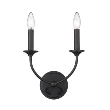 Arabella 2 Light 12" Tall Wall Sconce