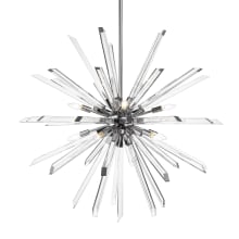 Burst 10 Light 42" Wide Crystal Sputnik Chandelier