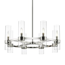 Datus 8 Light 32" Wide Taper Candle Chandelier