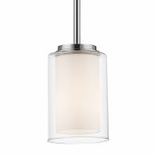 Willow 5" Wide Mini Pendant / Semi-Flush Ceiling Fixture