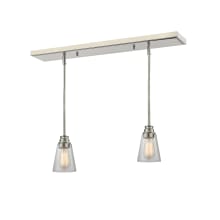 Annora Single Light 30" Wide Multi Light Pendant with Clear Glass Shade