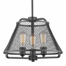 Iuka 3 Light 16" Wide Pendant with Wire Mesh Shade
