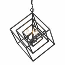 Euclid 3 Light 23" Wide Nested Cube Chandelier