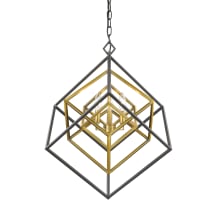Euclid 3 Light 23" Wide Nested Cube Chandelier