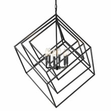 Euclid 6 Light 36" Wide Nested Cube Chandelier