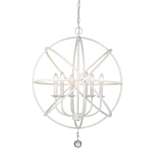 Tull 6 Light 24" Wide Chandelier with Crystal Accent