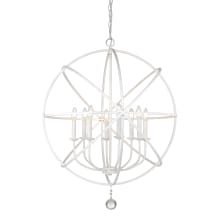 Tull 8 Light 30" Wide Chandelier with Crystal Accent