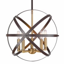 Cavallo 5 Light 18" Wide Globe Chandelier