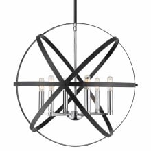 Cavallo 6 Light 24" Wide Globe Chandelier