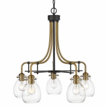 Kraken 5 Light 25" Wide Chandelier