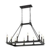 Barclay 10 Light 20" Wide Taper Candle Chandelier