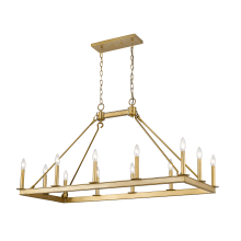 Barclay 12 Light 20" Wide Taper Candle Chandelier