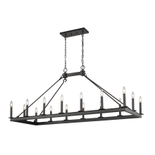 Barclay 16 Light 56" Wide Taper Candle Chandelier
