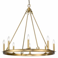 Barclay 8 Light 33" Wide Candle Style Chandelier