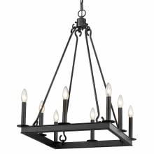Barclay 8 Light 20" Wide Taper Candle Chandelier