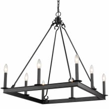 Barclay 8 Light 26" Wide Taper Candle Chandelier
