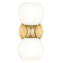 Artemis 2 Light 11" Tall Wall Sconce