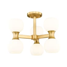 Artemis 6 Light 18" Wide Semi-Flush Ceiling Fixture